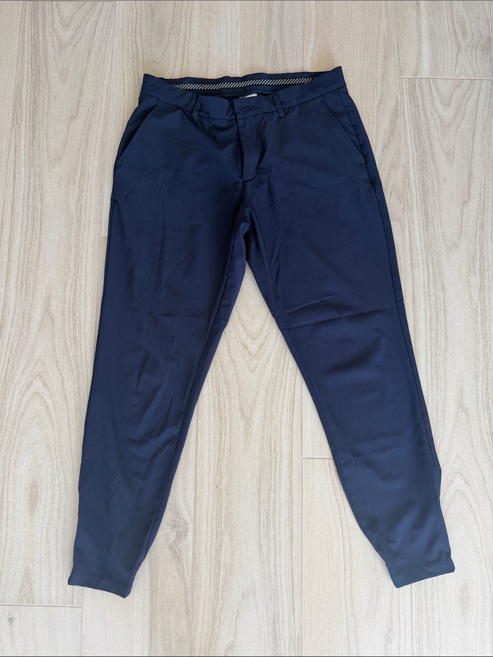 Men's Slim Navy Chino Pants